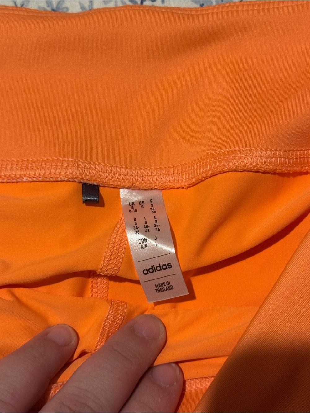 Adidas Floral Orange Tennis Skirt - Picture 5 of 5